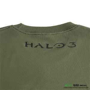 Fanthful Halo Series 20th Anniversary T-shirt Army Green (M Size)