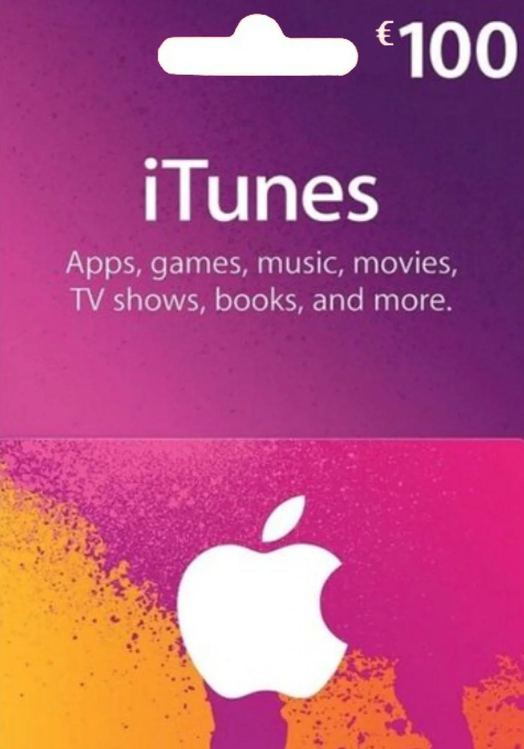 iTunes 100 EUR digital Account Card Gift Italy 