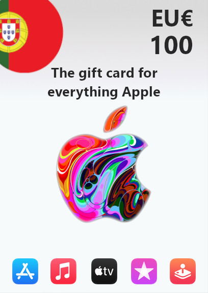 Apple Gift Card 100 EUR | Portugal Account <span class="ext ext_digital">digital</span> image 1