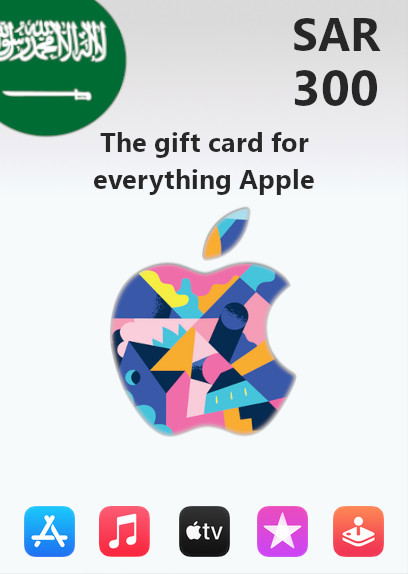 Apple Gift Card 300 SAR | Saudi Arabia Account <span class="ext ext_digital">digital</span> image 1