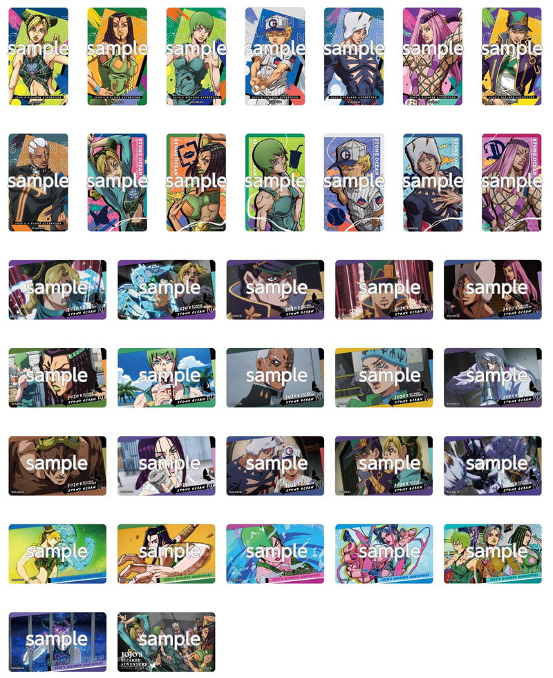JoJo's Bizarre Adventure Stone Ocean Deco Sticker (Set of 20 Packs) image 3