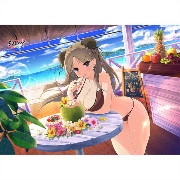 Shinobi Master Senran Kagura New Link B2 Wall Scroll: Renka Swimsuit image 1
