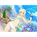 Shinobi Master Senran Kagura New Link B2 Wall Scroll: Yomi Swimsuit thumbnail 1