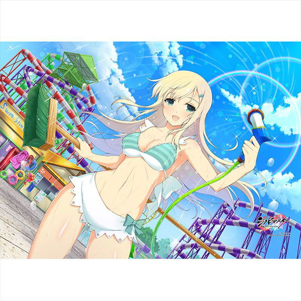 Shinobi Master Senran Kagura New Link B2 Wall Scroll: Yomi Swimsuit image 1
