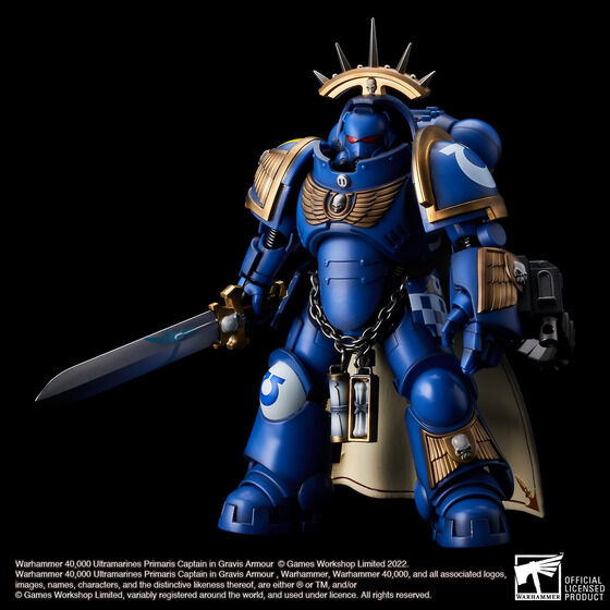Warhammer 40,000 Action Figure: Ultramarines Primaris Captain in Gravis Armour image 4