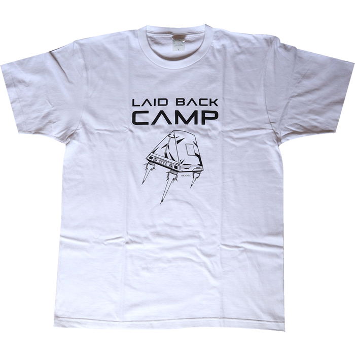 Yuru Camp Tent Rocket T-shirt White (M Size)