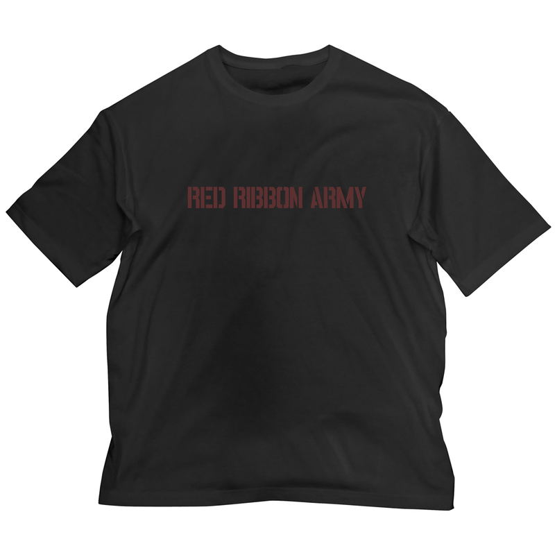 Dragon Ball - Red Ribbon Army Big Silhouette T-shirt Black (XL Size) image 1