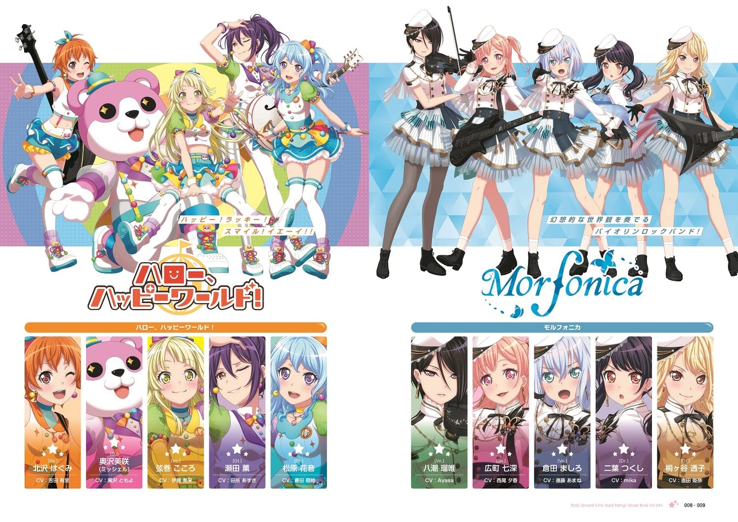 Bang Dream! Girls Band Party! Visual Book Vol.4 And 5
