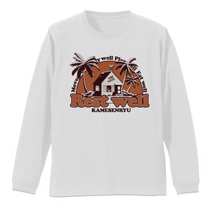 Dragon Ball - Kame House Rib Long Sleeve T-shirt White (M Size)_