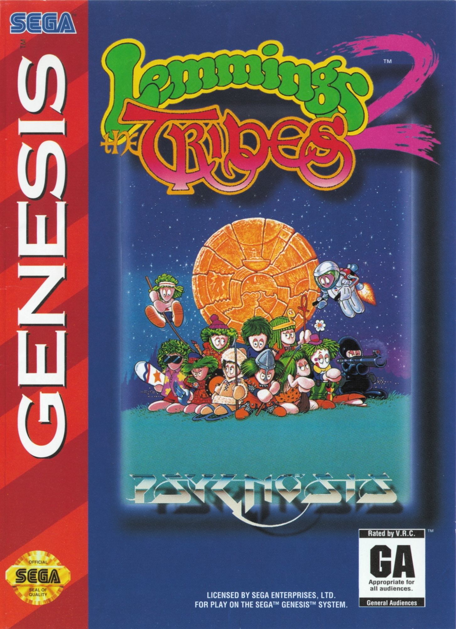 Lemmings 2: The Tribes for Sega Mega Drive / Sega Genesis
