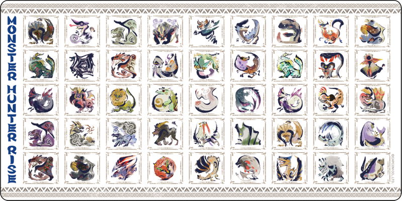 Monster Hunter Rise - Monster Icon Gaming Mouse Pad image 1