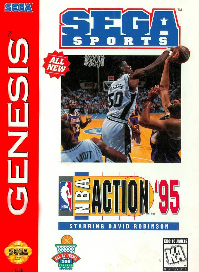 NBA Action '95 starring David Robinson image 1