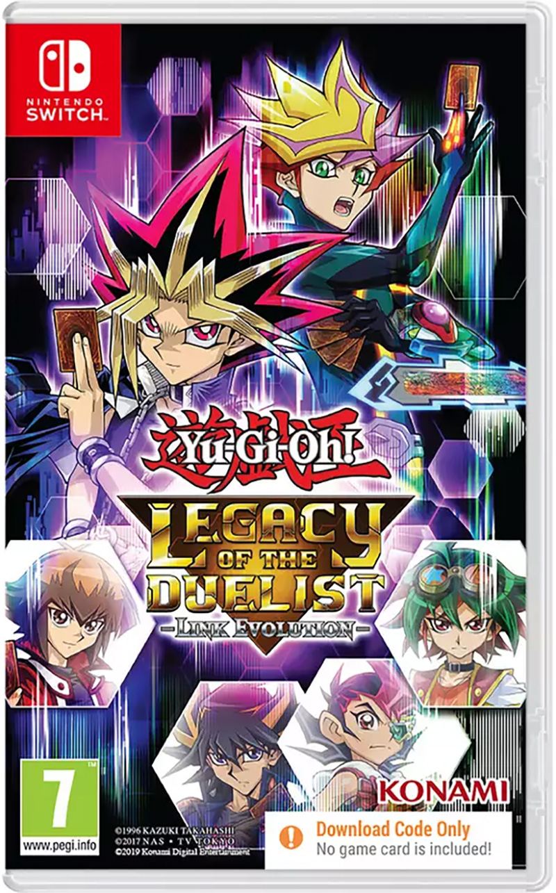 Jogo Nintendo Switch Yu-Gi-Oh! Legacy of the Duelist: Link Evolution! ( Código de Descarga na Caixa)