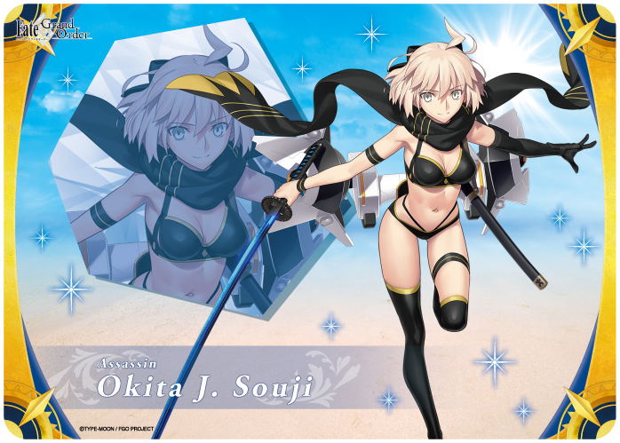 Fate Grand Order - Assasin Okita J. Souji Character Rubber Mat image 1