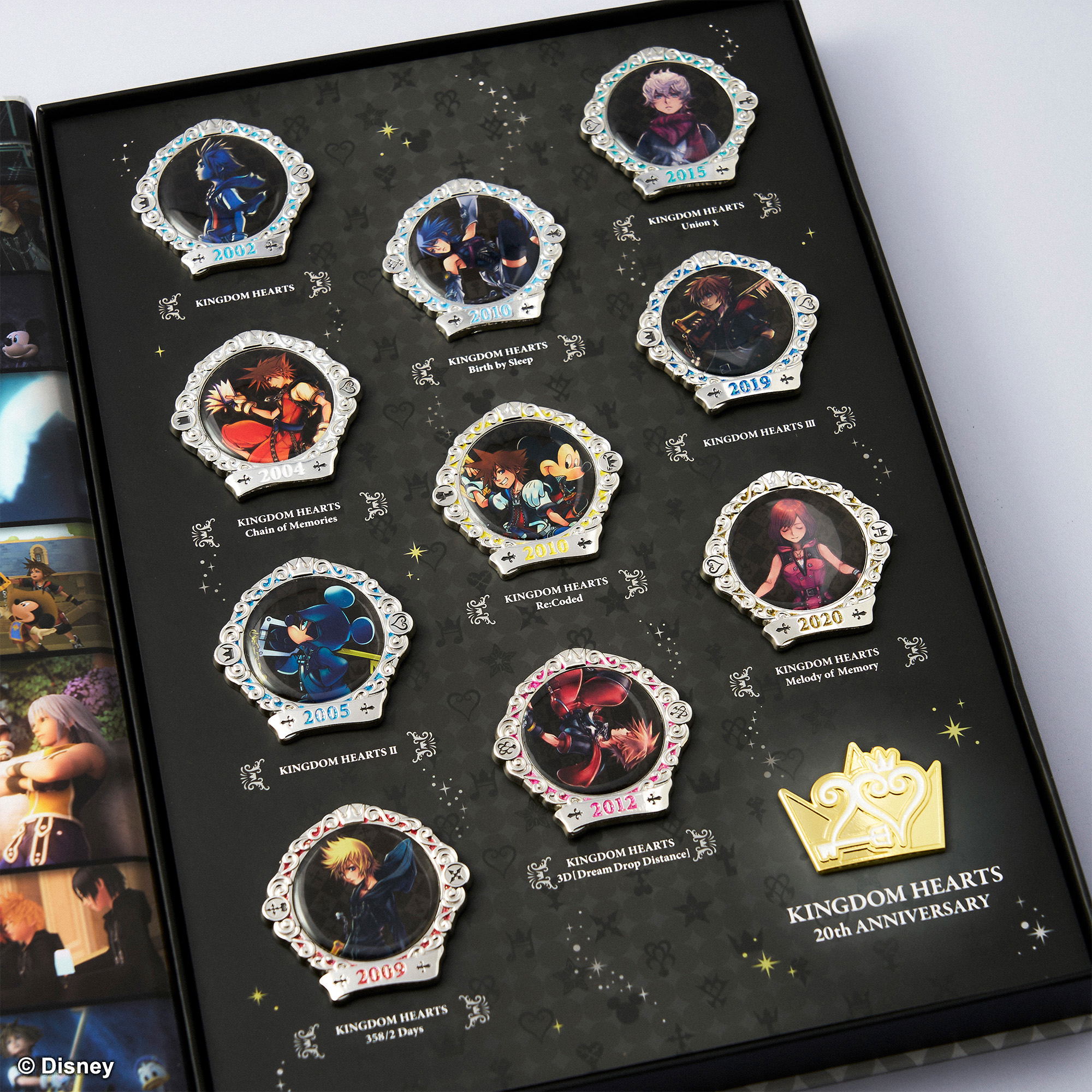 キングダムハーツ20th annivesary ピンズボックスvol.2 Kingdom Hearts 20th Anniversary Pins Box Vol. 2