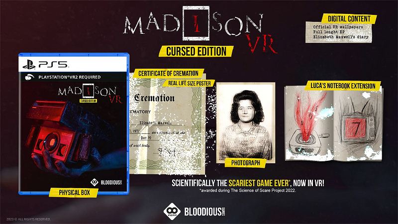 MADiSON [Cursed Edition] for PlayStation VR, PlayStation 5 - Bitcoin &  Lightning accepted