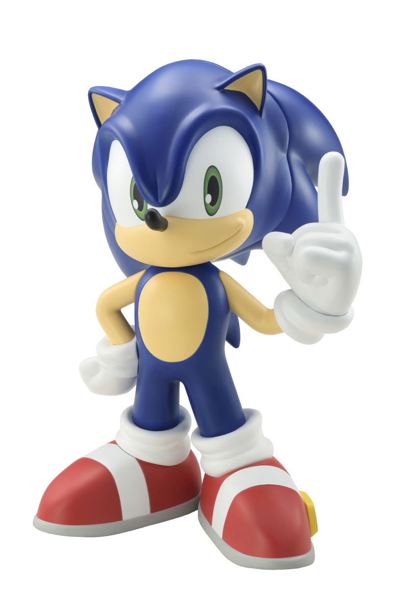 SoftB Sonic the Hedgehog Pre-Painted Figure: Sonic the Hedgehog image 1