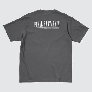 UT Final Fantasy 35th Anniversary - Final Fantasy VI T-shirt Gray (XL Size)_