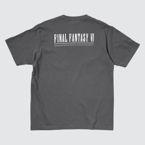 UT Final Fantasy 35th Anniversary - Final Fantasy VI T-shirt Gray (XL Size) image 2