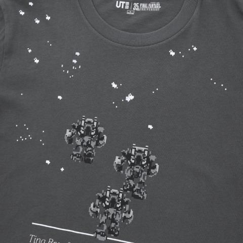 UT Final Fantasy 35th Anniversary - Final Fantasy VI T-shirt Gray (XL Size) image 3