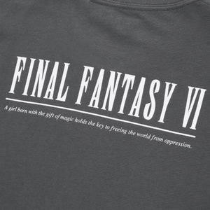 UT Final Fantasy 35th Anniversary - Final Fantasy VI T-shirt Gray (XL Size)_