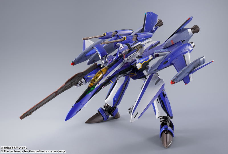 DX Chogokin Macross Delta Movie Absolute Live!!!!!!: YF-29 Durandal Valkyrie (Maximilian Jenius' Fighter) Full Set Pack image 12