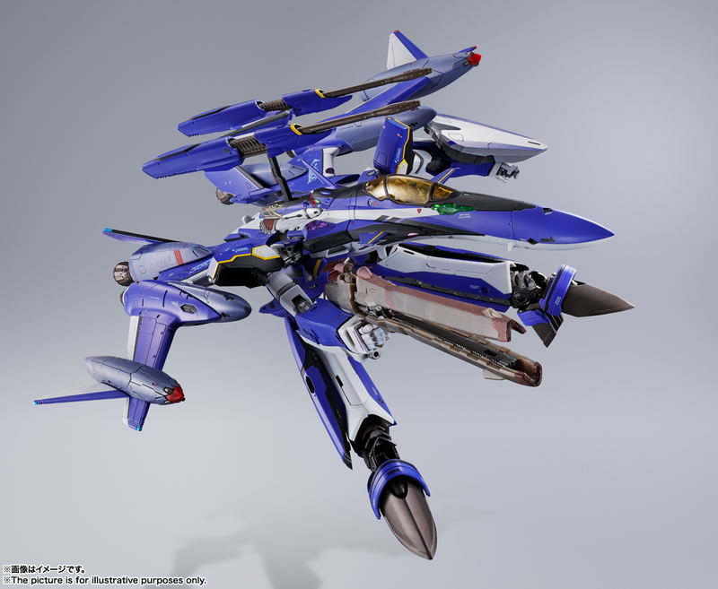 DX Chogokin Macross Delta Movie Absolute Live!!!!!!: YF-29 Durandal Valkyrie (Maximilian Jenius' Fighter) Full Set Pack image 14