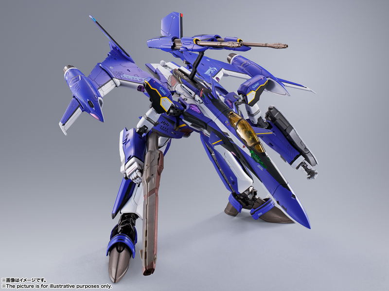 DX Chogokin Macross Delta Movie Absolute Live!!!!!!: YF-29 Durandal Valkyrie (Maximilian Jenius' Fighter) Full Set Pack image 15