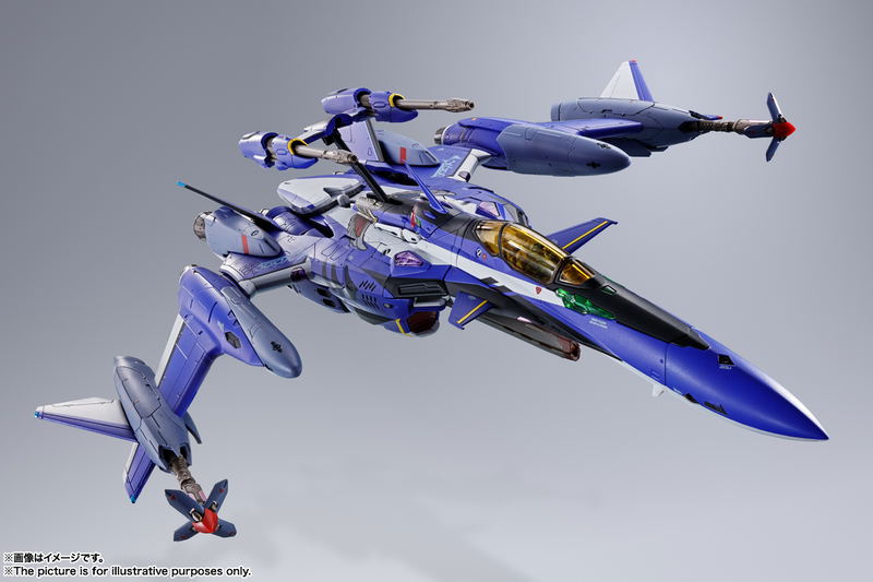 DX Chogokin Macross Delta Movie Absolute Live!!!!!!: YF-29 Durandal Valkyrie (Maximilian Jenius' Fighter) Full Set Pack image 16