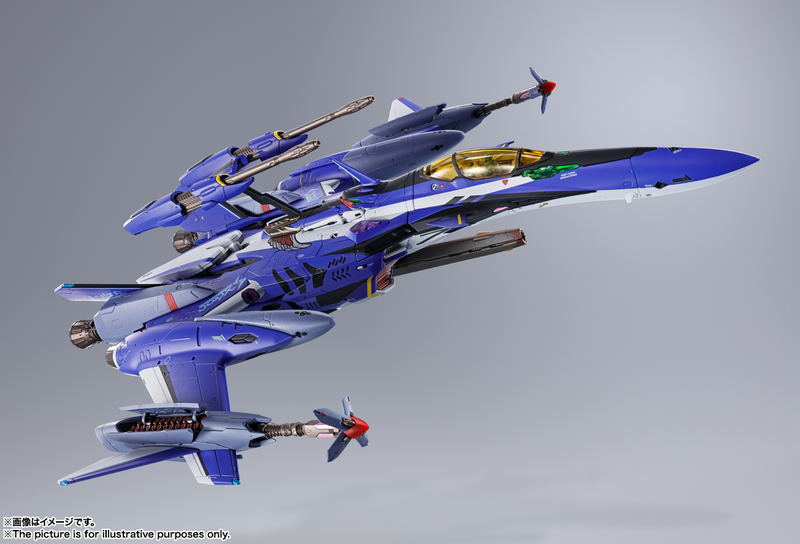 DX Chogokin Macross Delta Movie Absolute Live!!!!!!: YF-29 Durandal Valkyrie (Maximilian Jenius' Fighter) Full Set Pack image 17
