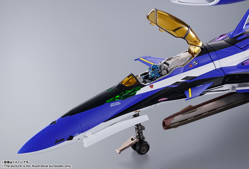 DX Chogokin Macross Delta Movie Absolute Live!!!!!!: YF-29 Durandal Valkyrie (Maximilian Jenius' Fighter) Full Set Pack image 21