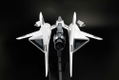 Silpheed 1/100 Scale Plastic Model Kit: SA-77 Silpheed Lancer Type Convertible Kit thumbnail 4