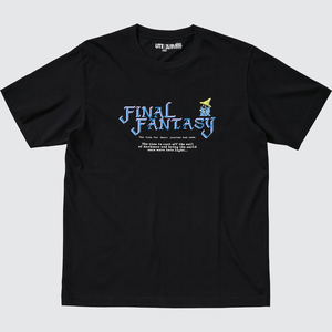 UT Final Fantasy 35th Anniversary - Final Fantasy I T-shirt Black (XL Size)_