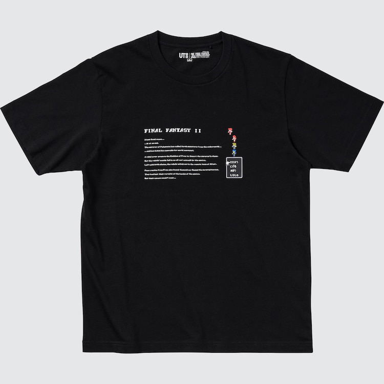 UT Final Fantasy 35th Anniversary - Final Fantasy II T-Shirt (Black | Size XL) image 1