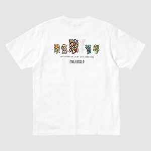 UT Final Fantasy 35th Anniversary - Final Fantasy IV T-shirt White (XL Size)_