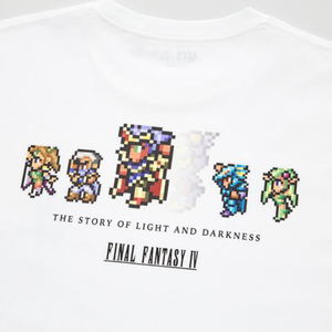 UT Final Fantasy 35th Anniversary - Final Fantasy IV T-shirt White (XL Size)_