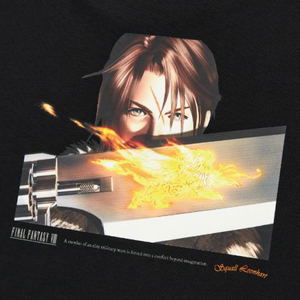 UT Final Fantasy 35th Anniversary - Final Fantasy VIII T-shirt Black (M Size)_