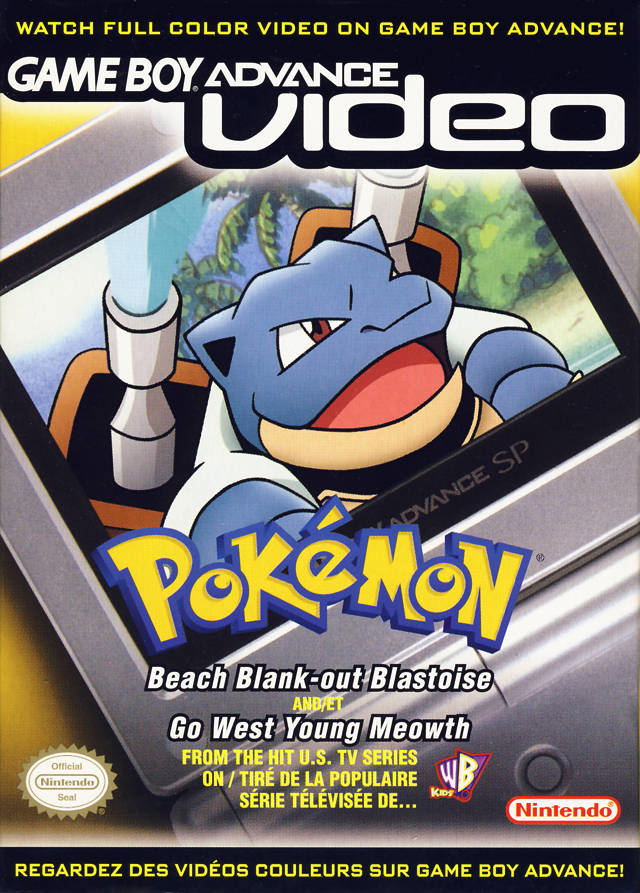 Game Boy Advance Video: Pokemon Beach Blank-out Blastoise / Go West Young Meowth image 1
