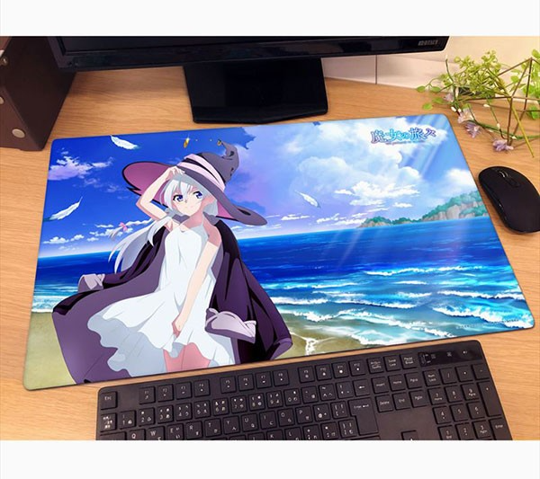 Majo no Tabitabi Original Illustration - Elaina Smiling Version Rubber Mat (Re-run) image 2