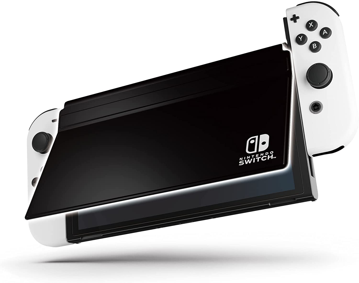 New Front Cover for Nintendo Switch OLED Model (Black) for