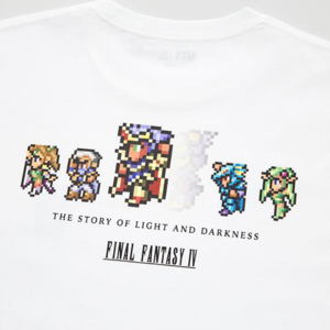 UT Final Fantasy 35th Anniversary - Final Fantasy IV T-shirt White (S Size)_