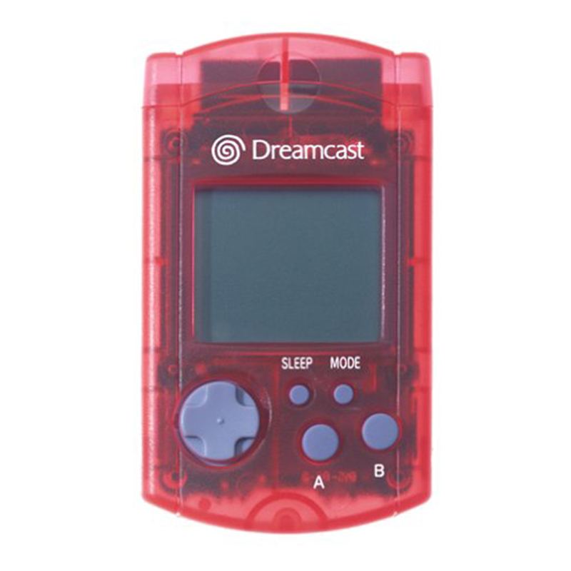 Dreamcast Visual Memory Unit Red For Dreamcast