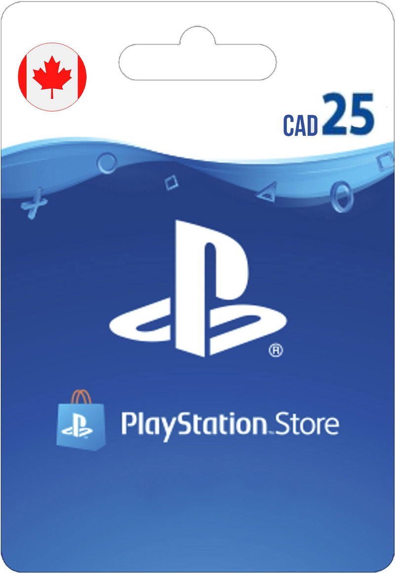 PSN Card 25 CAD | Playstation Network Canada <span class="ext ext_digital">digital</span> image 1