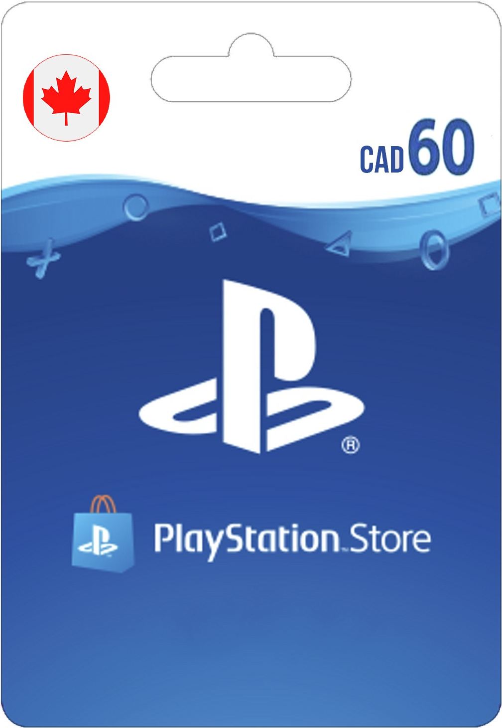 PSN Card 60 CAD Playstation Canada digital for PSP, PS3, PSP Go, PS Vita, PS4, PS5