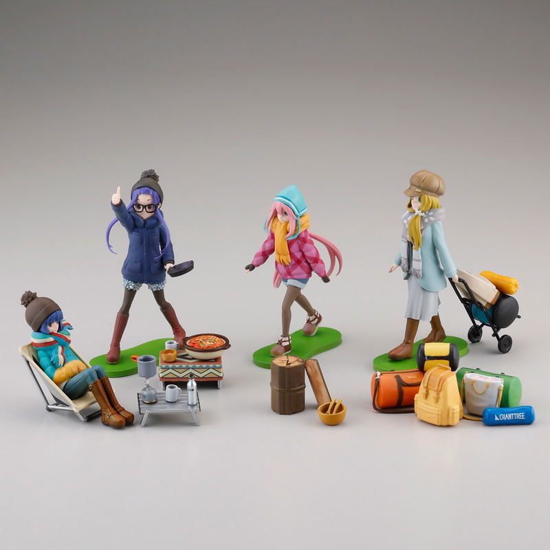 ARTPLA Yuru Camp 1/24 Scale Plastic Model Kit Box Ver. (Set of 6 Packs) image 2