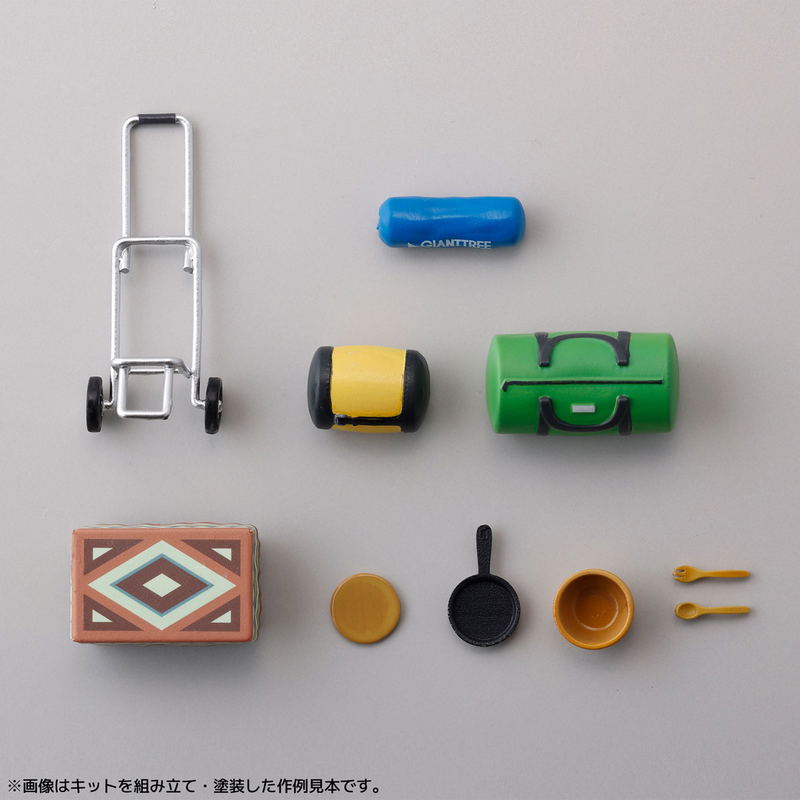 ARTPLA Yuru Camp 1/24 Scale Plastic Model Kit Box Ver. (Set of 6 Packs) image 25