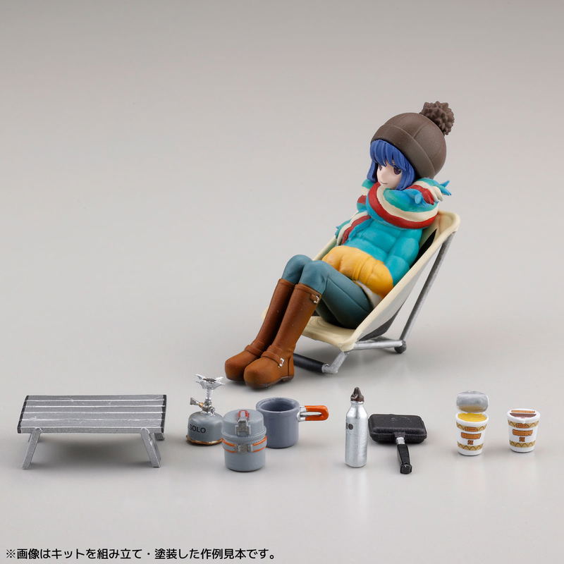 ARTPLA Yuru Camp 1/24 Scale Plastic Model Kit Box Ver. (Set of 6 Packs) image 7