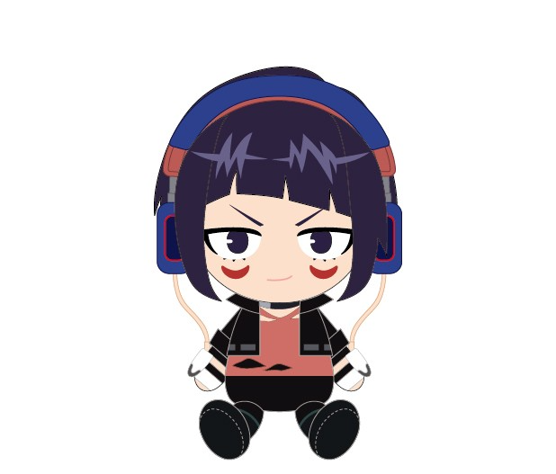 My Hero Academia Chibi Plush: Kyoka Jiro image 1