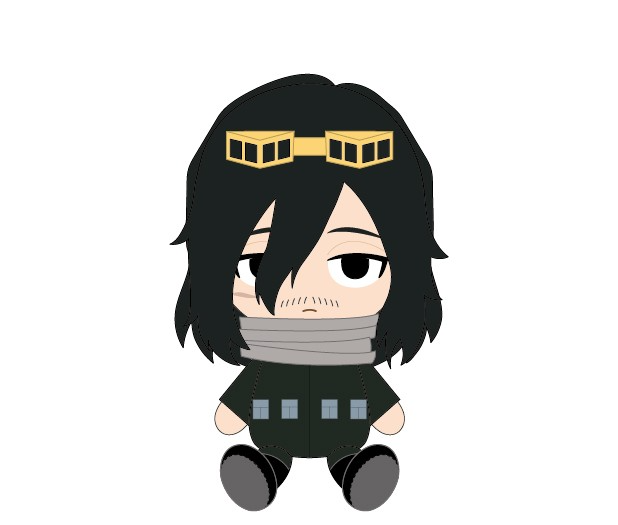 My Hero Academia Chibi Plush: Shota Aizawa