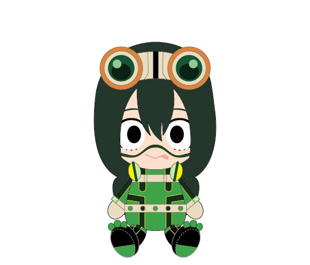 My Hero Academia Chibi Plush: Tsuyu Asui image 1